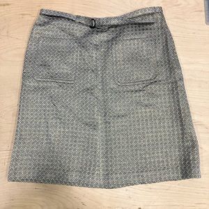 Dries Van Noten gold belt detail skirt size 40